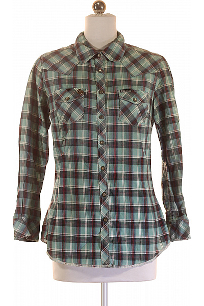 Dámská Košile Zelená Second Hand