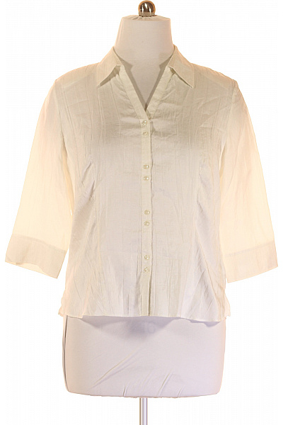 GERRY WEBER Společenská Dámská Košile Bílá Second hand Vel. 44 | GERRY WEBER | obrázek 2