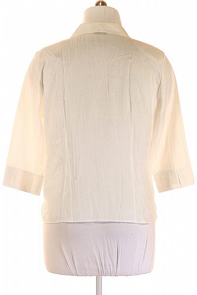 GERRY WEBER Společenská Dámská Košile Bílá Second hand Vel. 44 | GERRY WEBER | obrázek 3