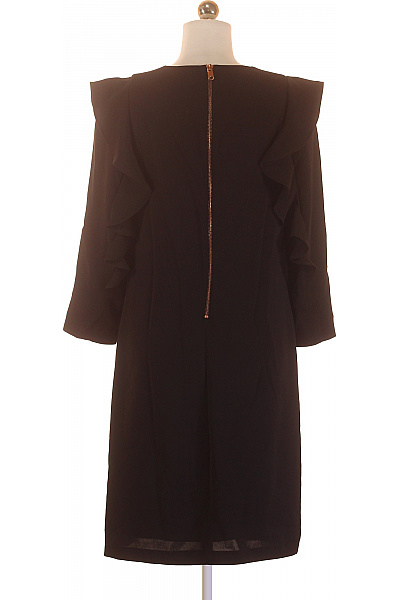 Tričkové  Šaty Černé HALLHUBER Second hand Vel. 34