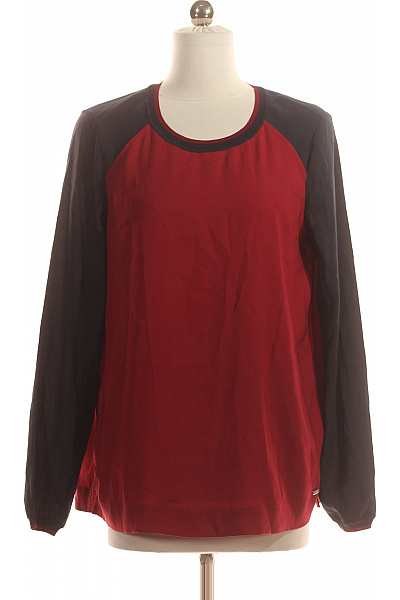 TOMMY HILFIGER  Halenka Jednobarevná Vínová Second hand | TOMMY HILFIGER | obrázek 2