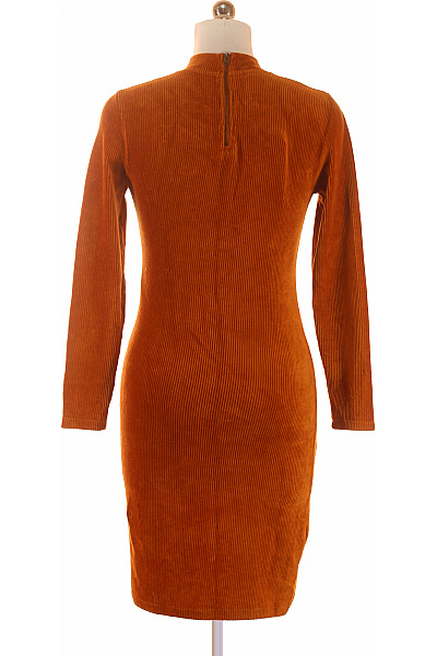 Tričkové  Šaty Hnědé ONLY Second hand Vel. L