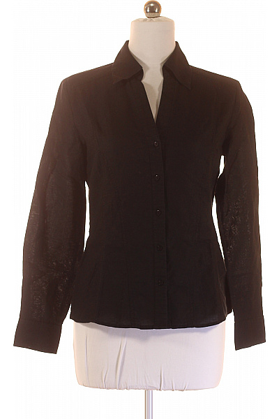 Dámská Košile Lněná Černá SUPERDRY Vel. 40