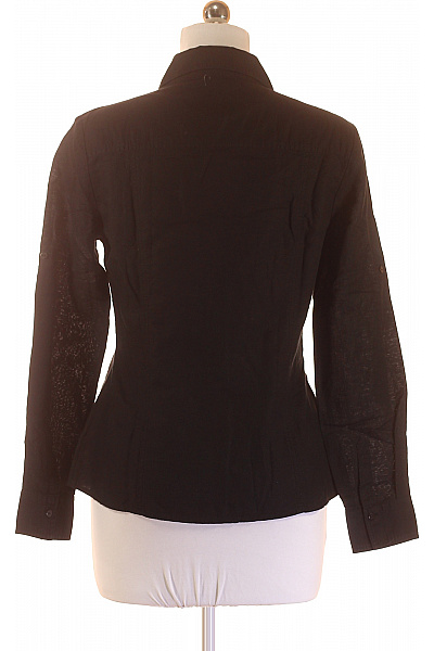 Dámská Košile Lněná Černá SUPERDRY Vel. 40