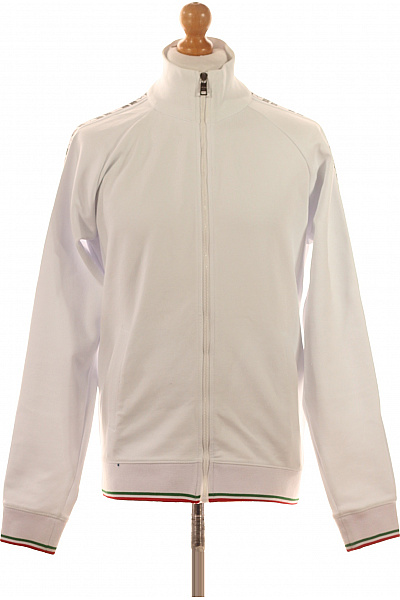 VERSACE Pánská Mikina Na Zip Bílá Vel. M