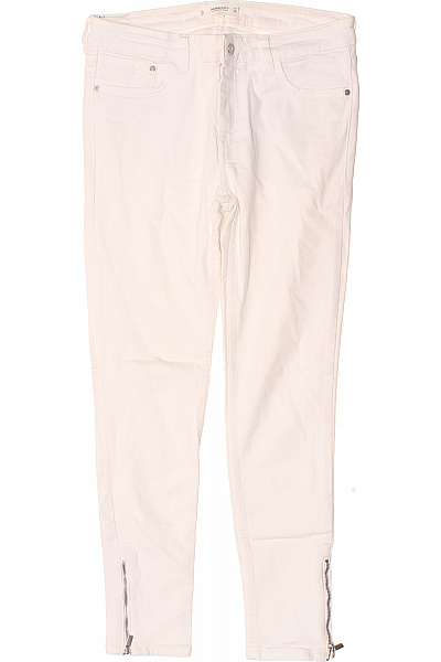 Dámské Džíny Bílé MANGO Vel. 36