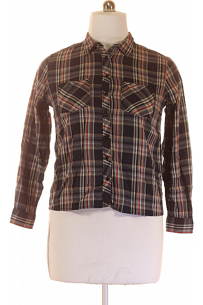 Pepe Jeans Kostkovaná Dámská Košile Barevná Vel. L