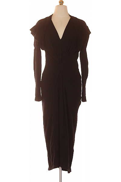 IRO Dámské pletené šaty s dlouhým rukávem černé elegantní Vel. S | IRO | obrázek 2