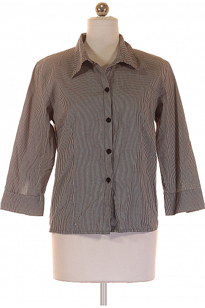 S.OLIVER Kostkovaná Dámská Košile Černobílá Vel. 36 | s.OLIVER | obrázek 2