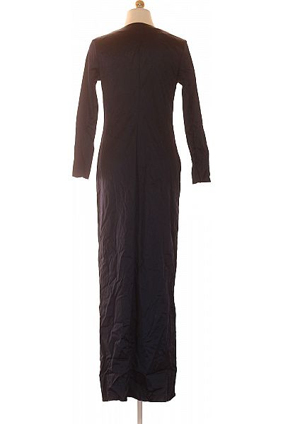 WOOD WOOD Dámské dlouhé šaty s dlouhým rukávem a rozparkem Vel. S | WOOD WOOD | obrázek 2