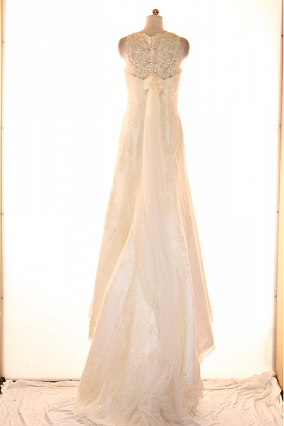 Šaty Bílé Second hand Vel. 42 | Unimoda | obrázek 2