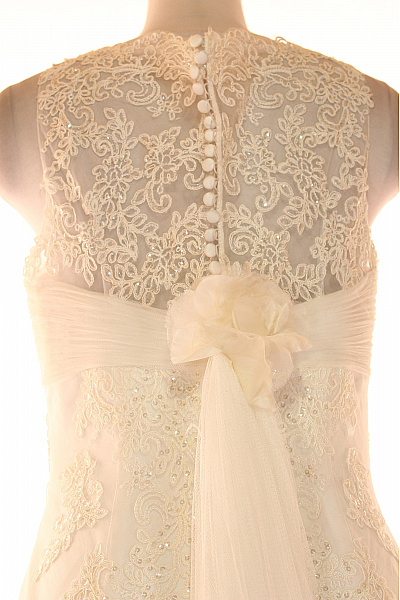 Šaty Bílé Second hand Vel. 42 | Unimoda | obrázek 3