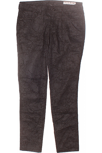 Dámské Kalhoty Rovné Černé VILA Vel. 28