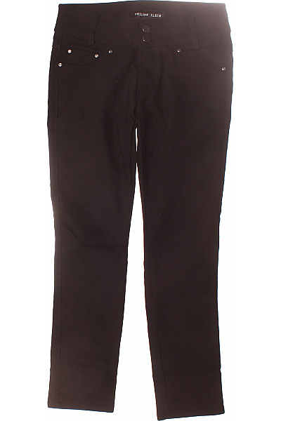 Dámské Kalhoty Černé PHILLIP PLEIN Second hand Vel. 30/29