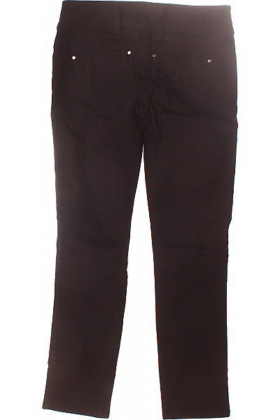 Dámské Kalhoty Černé PHILLIP PLEIN Second hand Vel. 30/29