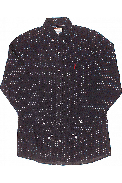 Vzorovaná Pánská Košile Modrá Next Vel. S | Next | obrázek 2