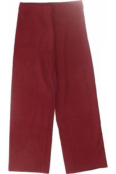 VANILIA Dámské Kalhoty Rovné Červené Vel. 36