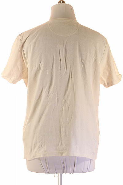 PIERRE CARDIN Jednoduché Pánské Tričko Bílé Vel. XL | PIERRE CARDIN | obrázek 3