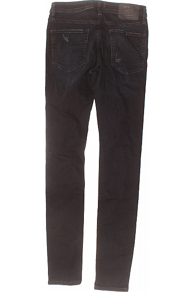 Roztrhané Pánské Džíny Černé JACK & JONES | JACK & JONES | obrázek 2