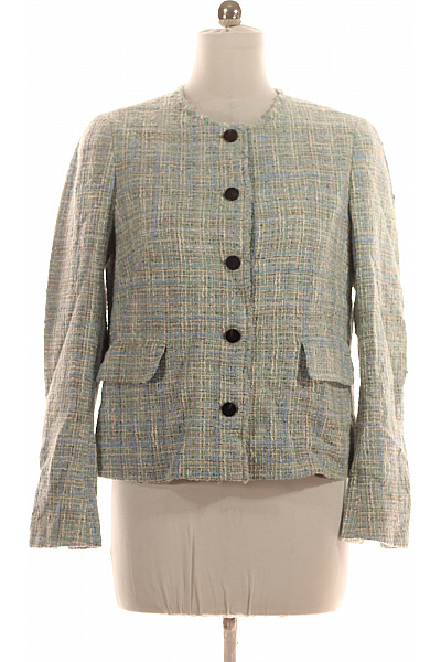 Windsor. Krátký Dámský Kabát Modrý Vel. 40