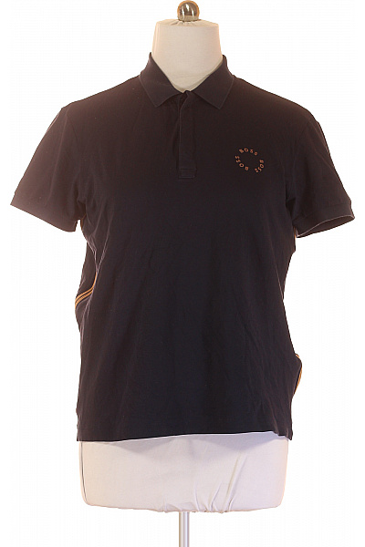 Pánské Tričko s Límečkem Modré Hugo Boss Vel. XL | Hugo Boss | obrázek 2