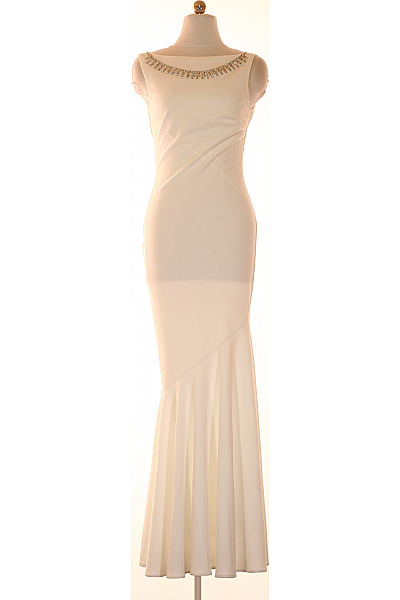 Rinascimento Dlouhé Společenské šaty Bez Rukávů S Kamínky Velikost Xs