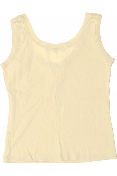 KENVELO Dámské žluté basic tílko V-výstřih jednobarevné Velikost xl | KENVELO | obrázek 3