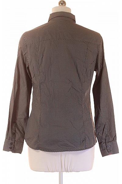 james nicholson Dámská bavlněná košile dlouhý rukáv vzorovaná slim fit elegantní pracovní Vel. M | james nicholson | obrázek 3