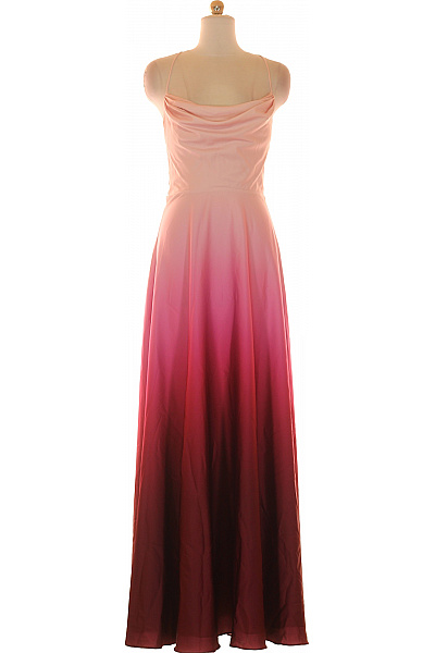 Společenské  Šaty Růžové Vel. 34