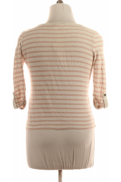 ONLY Dámské Tričko s Potiskem Růžové Second hand Vel. L | ONLY | obrázek 2