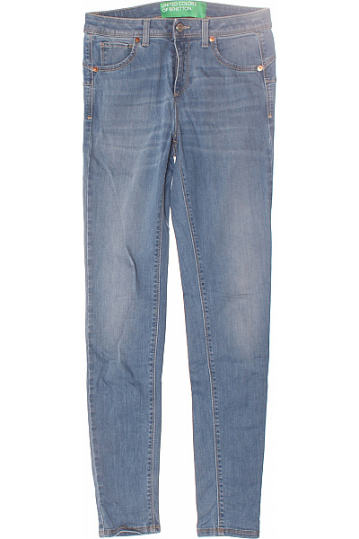 BENETTON Dámské úzké Modré Vel. 26