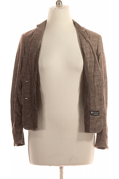 RENÉ LEZARD Teplé Dámské Sako Vlněné Hnědé Vel. 44 | RENÉ LEZARD | obrázek 4