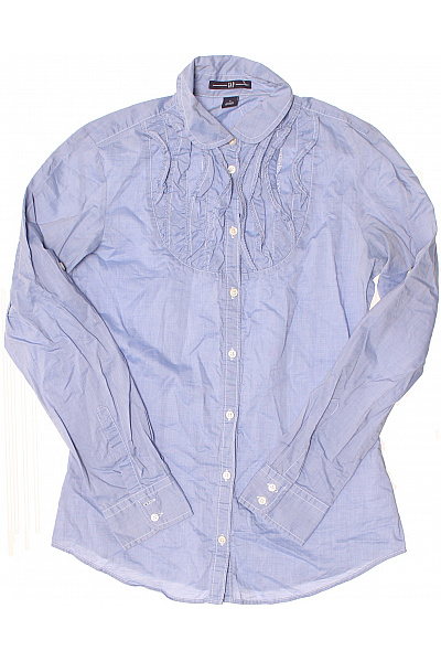 Gap Dámská modrá košile s dlouhým rukávem a volánky Vel. 2 | Gap | obrázek 2