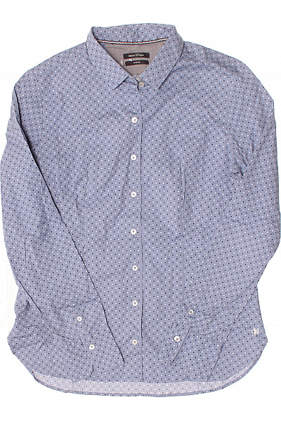 Marc O´Polo Dámská modrá strečová košile s dlouhým rukávem puntíkovaná slim fit Vel. 40 | Marc O´Polo | obrázek 2