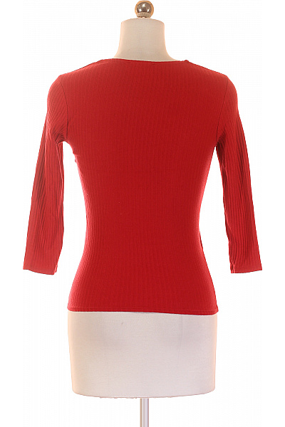 Bershka Dámské Tričko Červené Second hand Vel. M | Bershka | obrázek 3