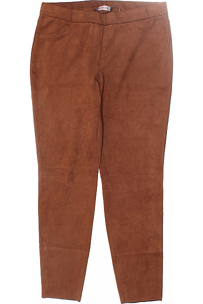 Dámské Kalhoty Rovné Hnědé TAIFUN Vel. 42