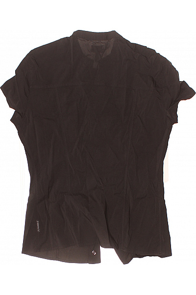 MADE IN ITALY Dámská černá košile krátký rukáv vypasovaná ležérní Velikost 42 | MADE IN ITALY | obrázek 3