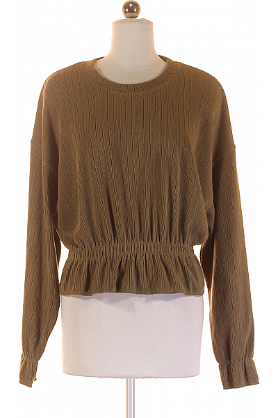 Jednoduché Dámské Tričko Khaki ZARA Vel. S | ZARA | obrázek 2