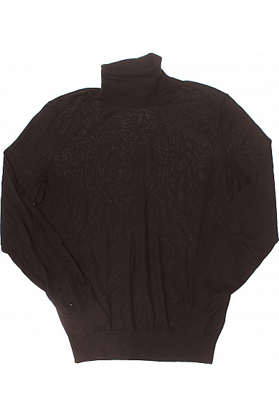 Zegna Dámský Tenký Hnědý Rolák Přes Hlavu Lehký Basic Velikost XL