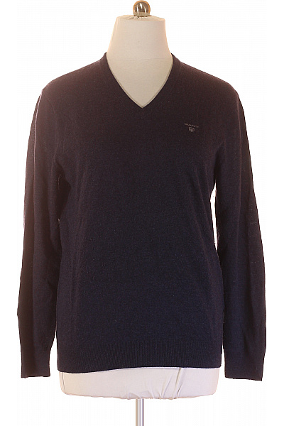 GANT Pánský Pulovr Vlněný Modrý Vel. XL