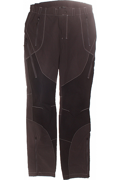 Dámské Kalhoty Rovné Šedé Second hand Vel. M