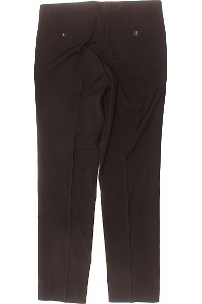 Společenské Pánské Kalhoty Černé Vel. 50 | Duffel & Rums | obrázek 3