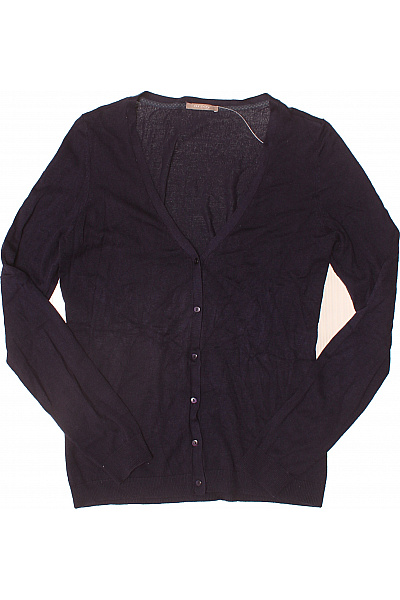 Orsay Dámský Tenký Propínací Kardigan S Výstřihem Do V Tmavě Modrý Vel. M