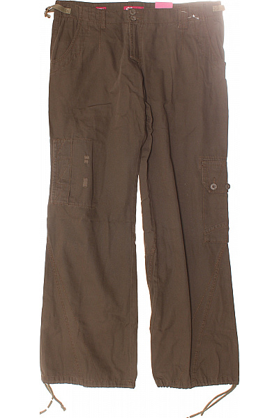 Dámské Kalhoty Kapsáče Zelené S.OLIVER Second hand Vel. 42