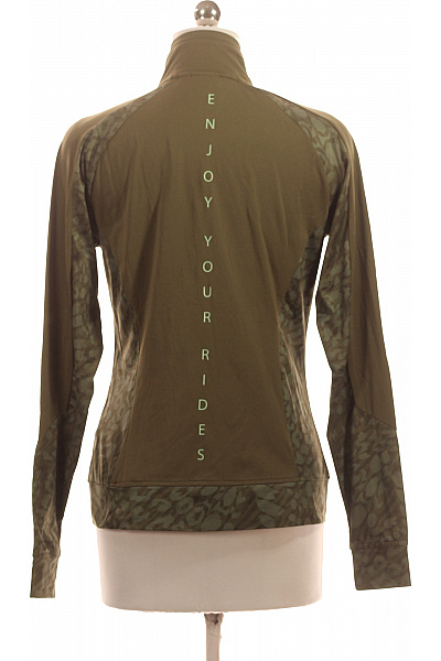 Dámská khaki sportovní mikina se zipem maskáčový vzor Vel. s | Unimoda | obrázek 2