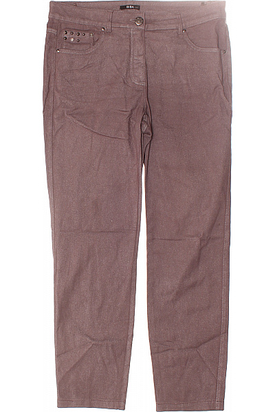 Dámské Kalhoty Rovné Fialové Biba