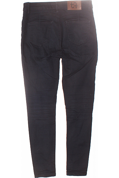 Dámské Kalhoty Rovné Modré Second hand Vel. S