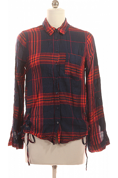 Canda Kostkovaná Dámská Košile Modrá Vel. 34 | Canda | obrázek 2