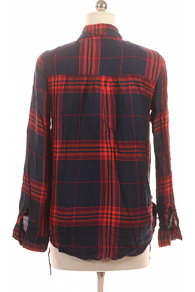 Canda Kostkovaná Dámská Košile Modrá Vel. 34 | Canda | obrázek 3