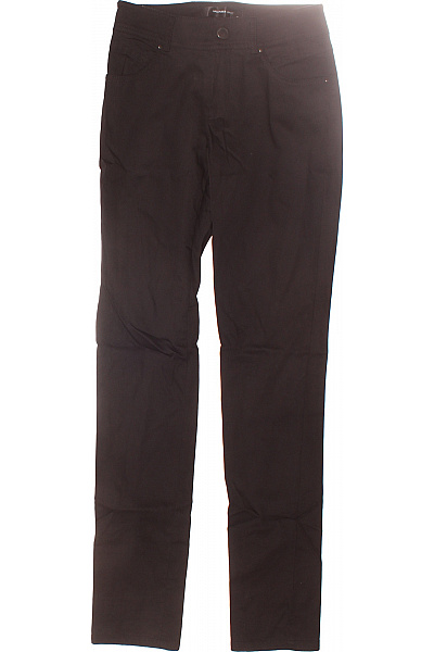 HALLHUBER Dámské Kalhoty Rovné Černé Vel. 32